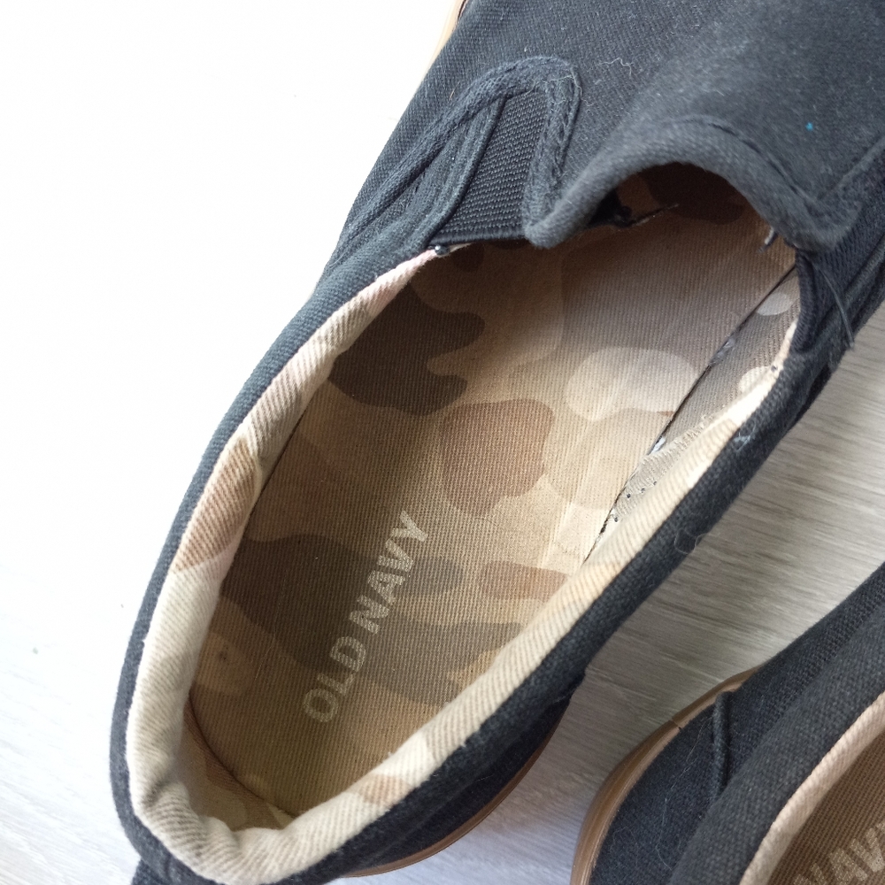 Old Navy 1994 Collection Canvas Slip-on Sneakers, Youth Sz 3 - Picture 6 of 10